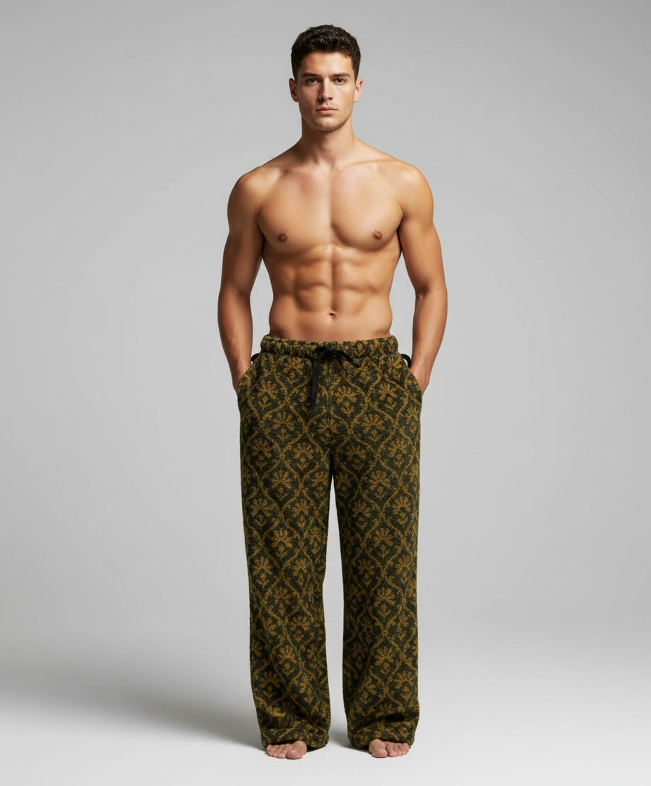 Pantalon Polaire Cachemire Homme Doux
