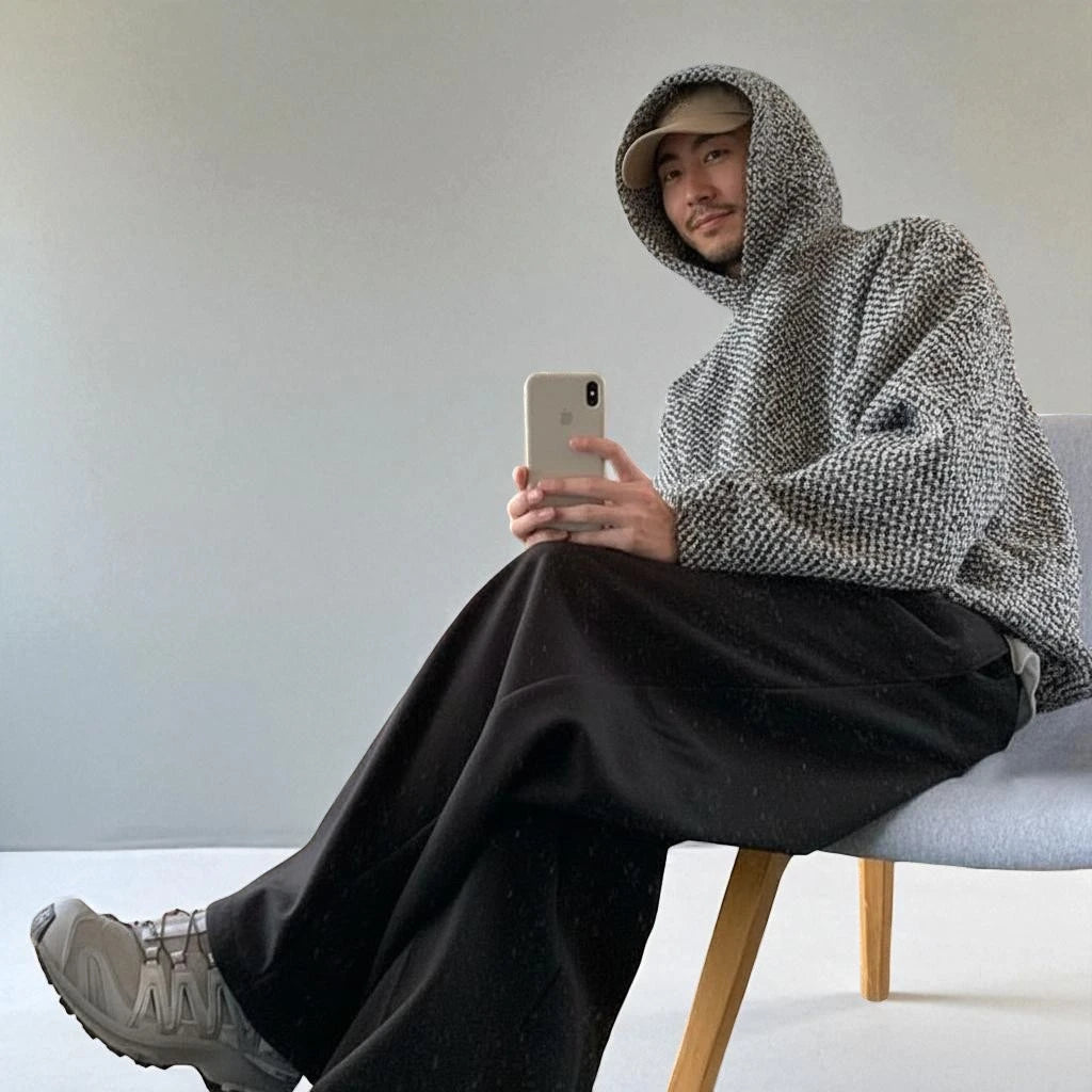 Hoodie Gris Coréenne Essentials : Confort et Style Intemporels