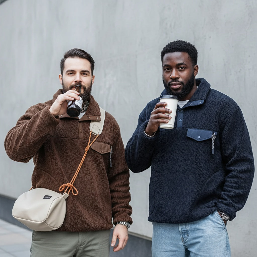 Doudoune Polaire Urbain Homme