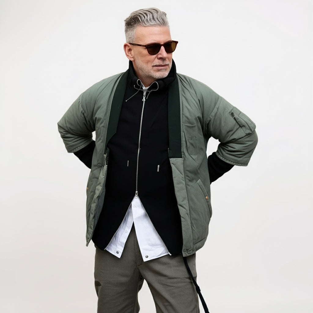 Veste Polaire Kimono Chic Homme