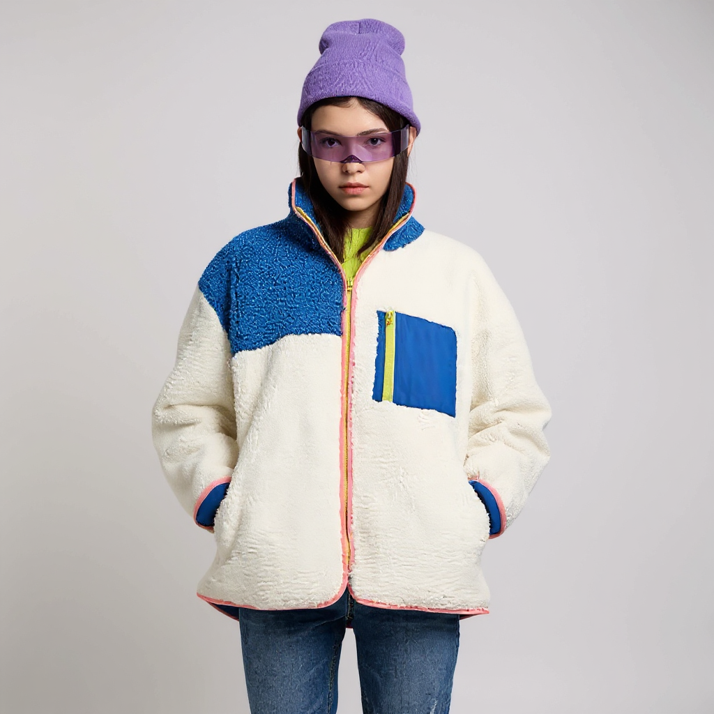 Polaire Femme fluo
