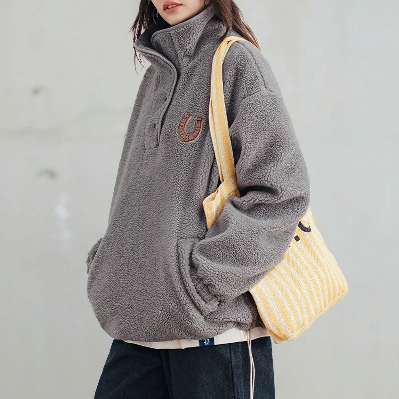 Pull Polaire Femme Hiver