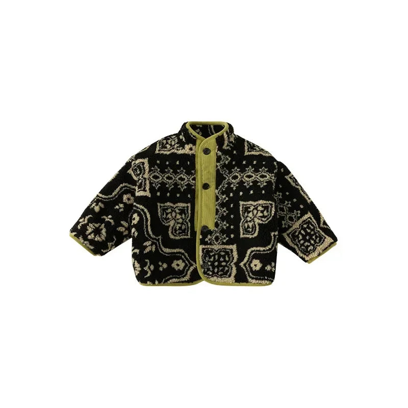 Pull Polaire Enfant Unisexe Chaud HoneyCherry