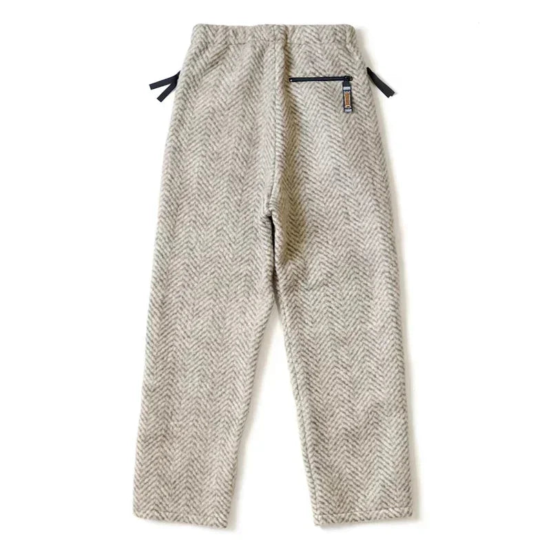 Pantalon Polaire Chaud Unisexe Style Japon