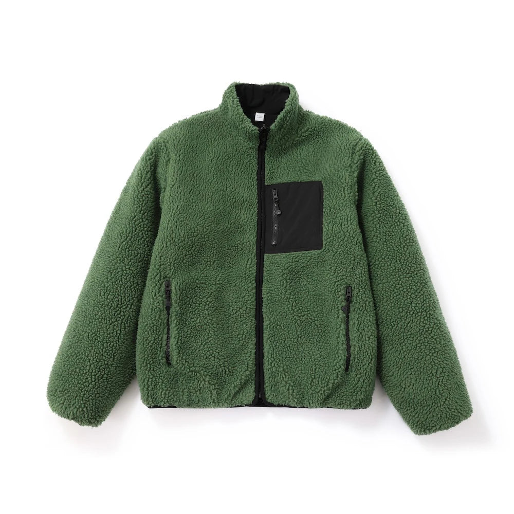 Reversible Polaire sherpa coton