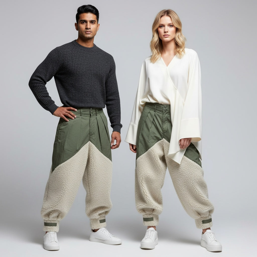 Pantalon Polaire Chaude Coupe vent Unisexe